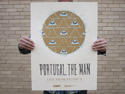 Portugal. The Man illustration poster screen print