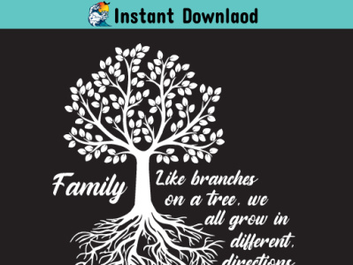 Family Like Branches On A Tree SVG