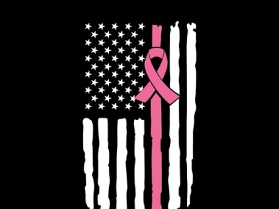 Strike Out Breast Cancer Baseball Lover Pink American Flag Svg, Png, Eps,  Dxf, Digital Download File - Crella