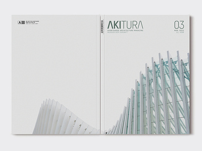 Cover Design - Akitura, Avantgarde Architecture Magazine