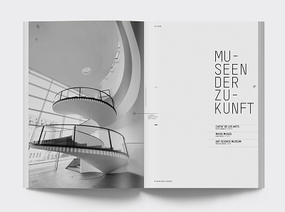 Magazine Design - Akitura, Avantgarde Architecture architecture architektur clean design designer editorial futuristic layout mag magazine magazine design minimal technical typography