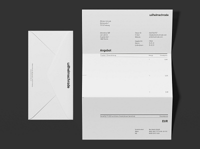 Letterhead Design brand designer branding corporate designer envelope freelance design freelancer letterhead logo design logo designer logo type logo typeface neubau neubau berlin print design visual identity