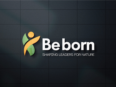 LOGO BE BORN branding design graphic design logo logo des logo design typography vector