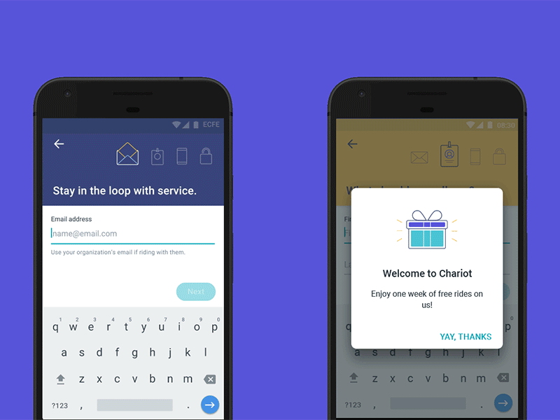 Onboarding Sign Up Flow flow onboard sign up form sign up onboarding product design visual design illustration android animation ux ux flow ui