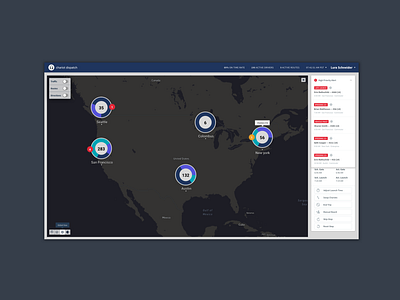 Dispatch Console Web Application