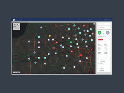 Chariot Dispatch Console Traffic Toggle