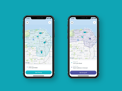 Chariot Mobile App Service Areas