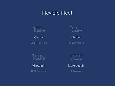 Chariot Flexible Fleet Icons