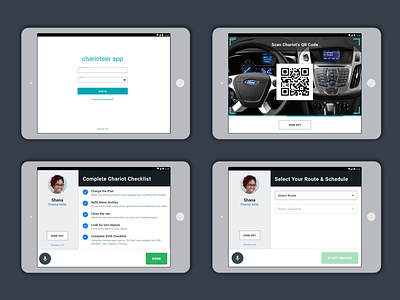 Chariot Driver App: Pre-launch Flow