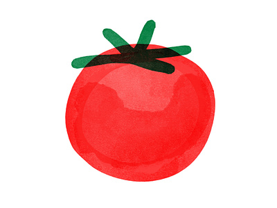 Tomato brand branding color design illustration layout