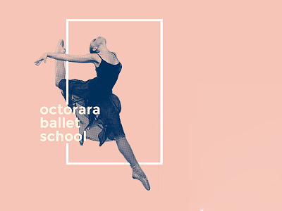 Octorara Ballet School ballerina ballet blue dance dancer design graphic pink school