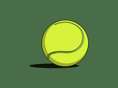 Tennis Ball design graphic design illustration poster vector