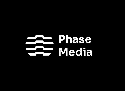 Phase Media Logo Design brand icon brand identity branding design graphic design icon logo