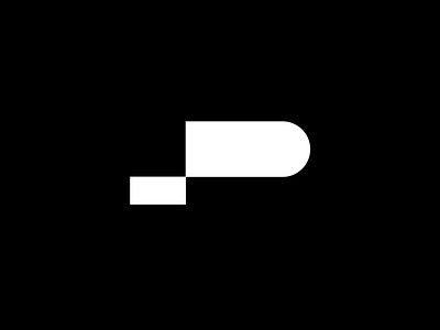 Letter "P" Logo mark
