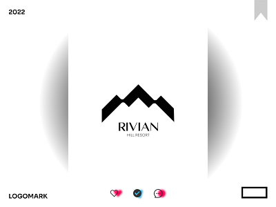 Rivian Hill Resort Logo Design