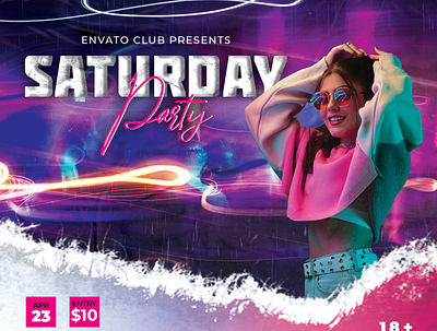 Night Party Flyer bar flyer club flyer dj flyer event flyer host flyer music flyer party flyer