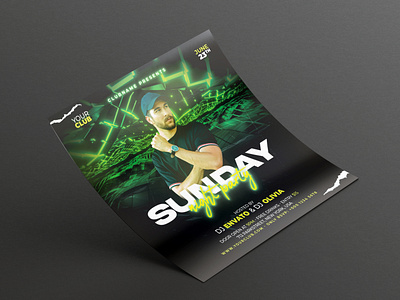 Sunday Night Party Flyer eventflyer nightclubflyer party flyer