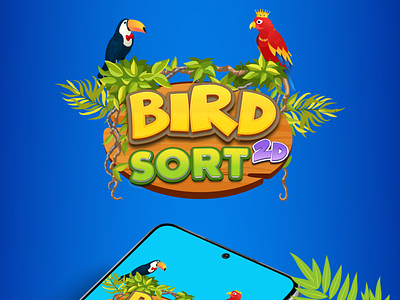 Bird Sort UI/UX 2d animation app bird bird game bird sort game ui graphic design illustration logo sort game typography ui ux vector visual design