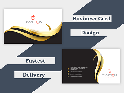 Business Card Design bann banner branding business card design illustration logo ui ux vector