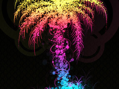 The Palm colorful multicolor palm palmtree tablet wacom