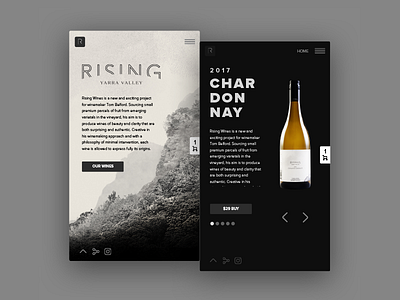 Mobile Landing & Product Page