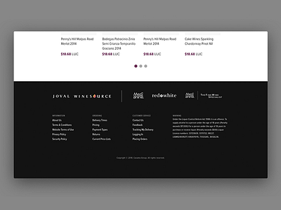 Footer Design clean uxui web design