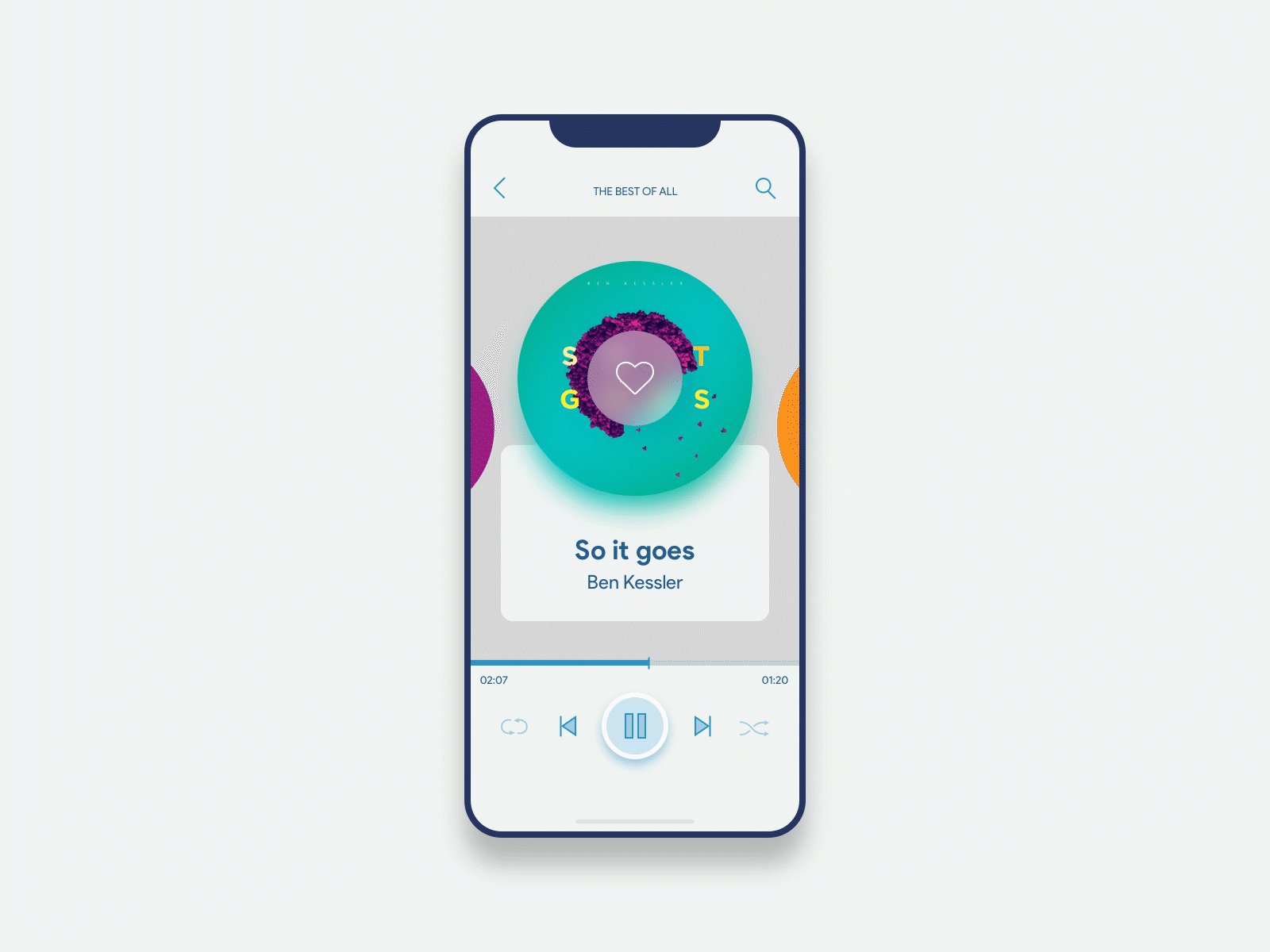 Daily UI - Music Player dailyui ui