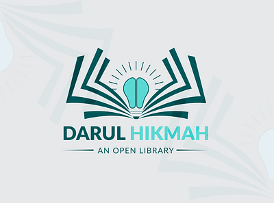 Darul Hikmah branding icon illustration logo vector