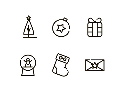 Christmas icons design icon illustration logo vector