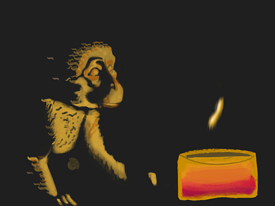 golden monkey illustration