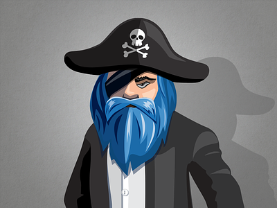 Pirate Character Illustration casino character game game design illustration pirate ralev slots