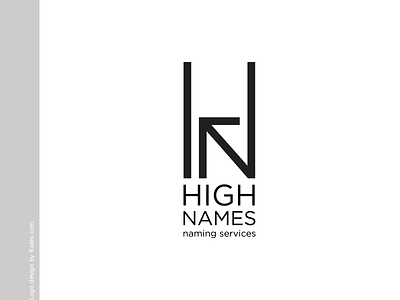 High Names Logo blackandwhite bnw h logo logo design mark n logo symbol