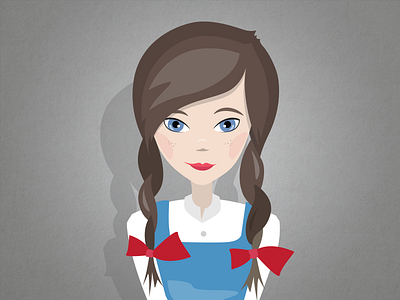 Dorothy Character Illustration casino character game game design girl illustration ralev slots