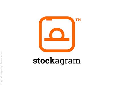 Stockagram Marketplace Logo Design app camera coin icon logo design mark marketplace money box photo ralev stockagram symbol
