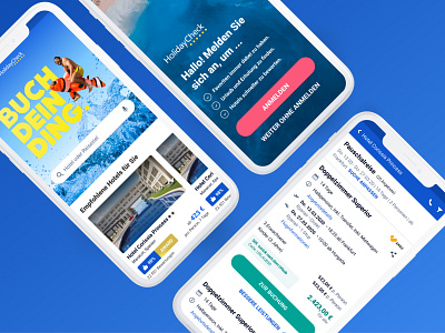 Holidaycheck Mobile App design figma holiday ios mobile mobile apps offer list travel ui ui design