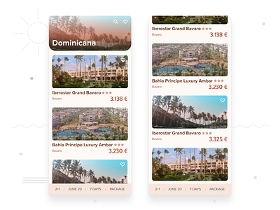 Travel App Hotel List booking design figma holiday hotels list mobile mobile design travel travel app ui