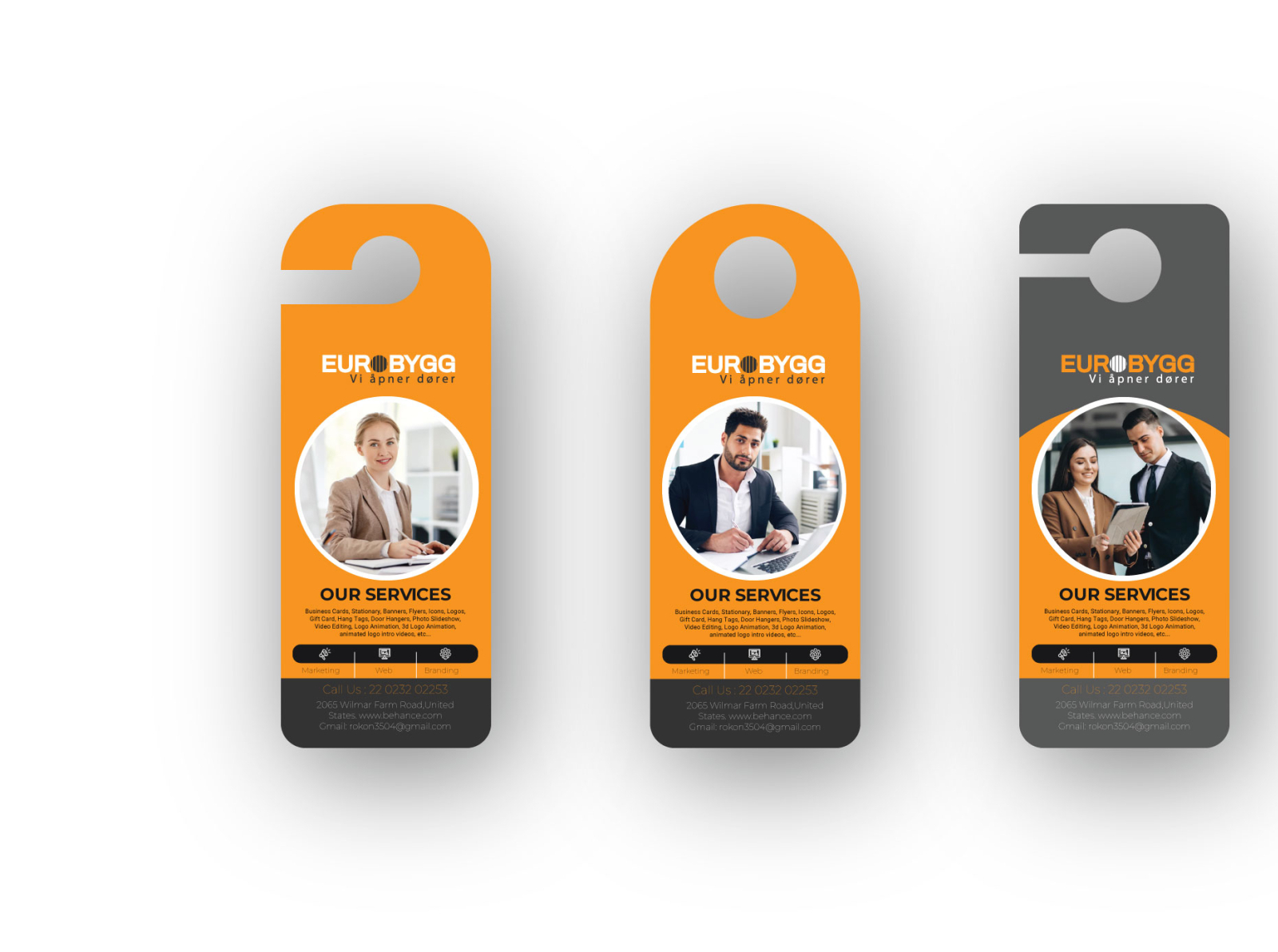 Door Hanger by Rokon Islam on Dribbble