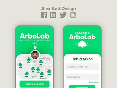 App Design about Tree's app branding design graphic design logo ui ux
