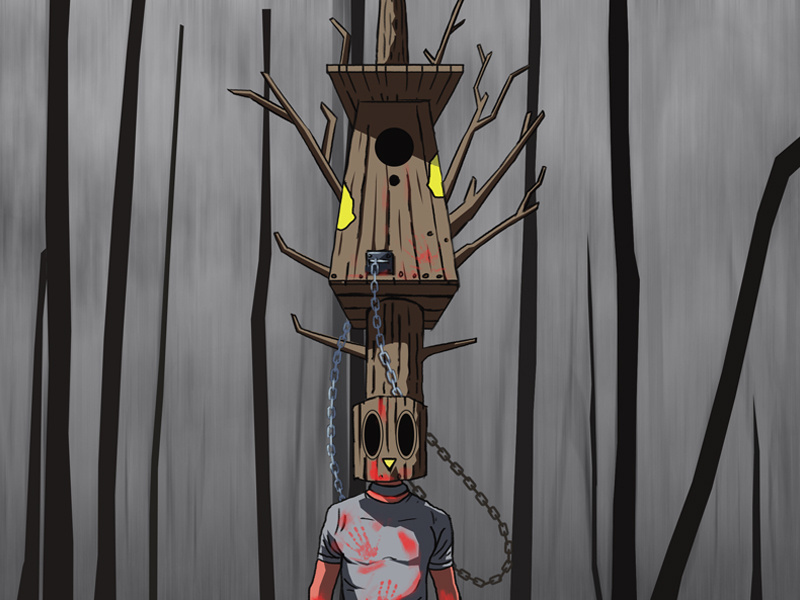 Birdhouse movie art movie film 2d digital dark character design horror poster art artwork art illustration art illustrator illustration