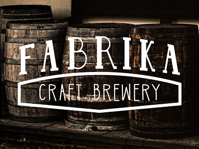 Fabrika Logo beer beverage branding branding design illustraion illustrator logo logodesign typo typography typography art