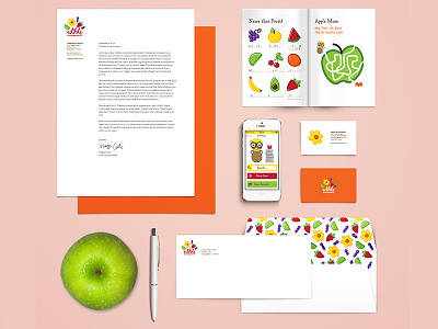 Edible Arrangements Rebranding & App Set edible arrangements fruit hand lettering illustration logo typography