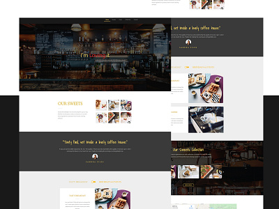 Modern One Page Restaurant Website app applicaiton design drawing elementor freelance designer freelancer illustration lending mobile app mobile ui outsourcing portfolio website redesigned website concept wordpress