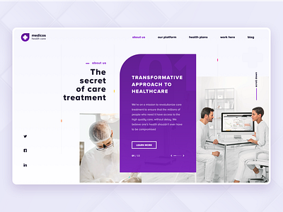 Healthcare graphic design ui