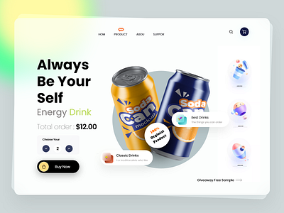 Drink Landing Page