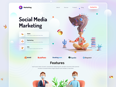 Social Media Marketing branding graphic design logo motion graphics ui