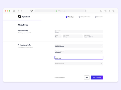 Redesign Alphabank