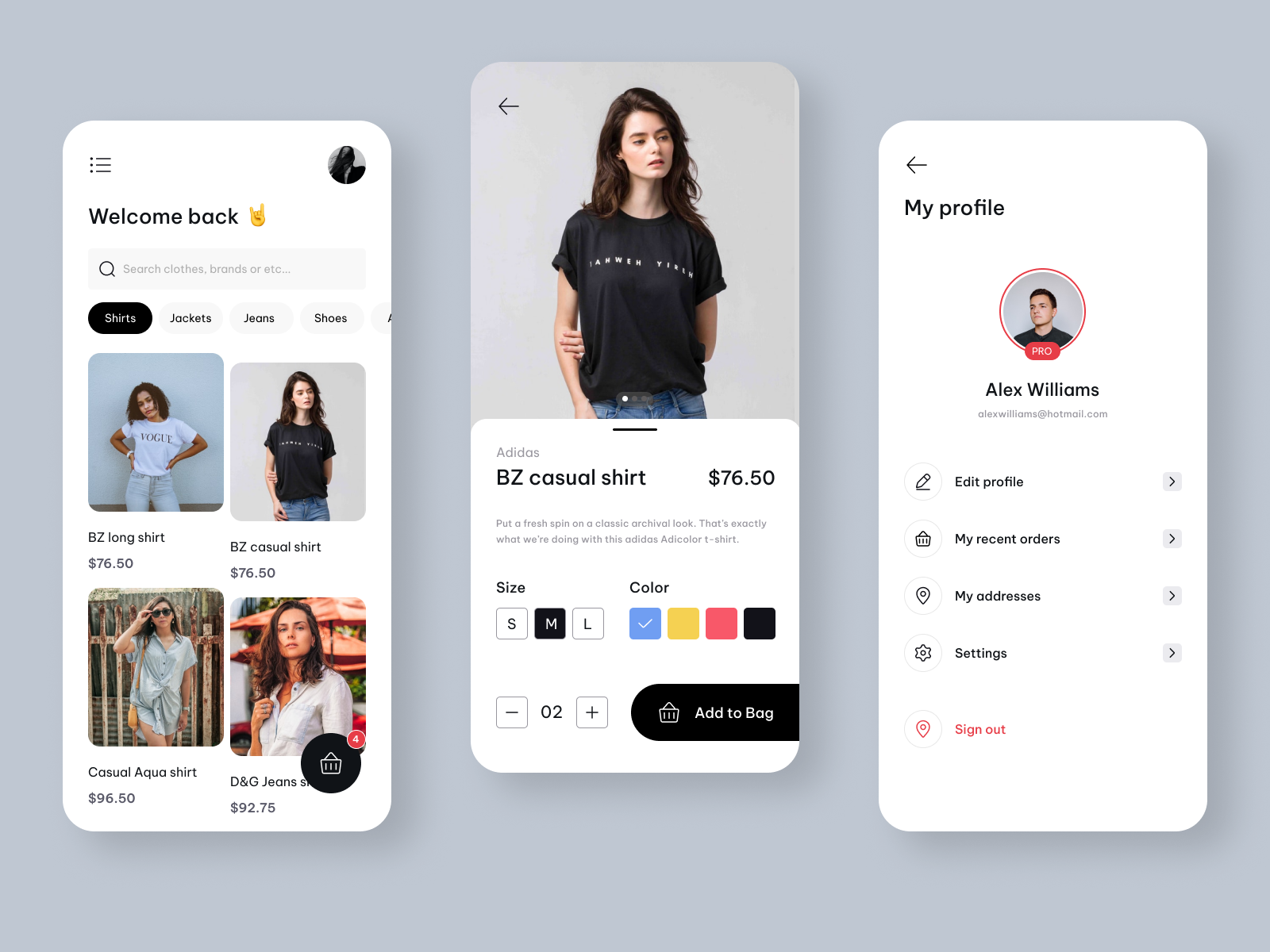 App Clothing Shop By Huyen Ly On Dribbble