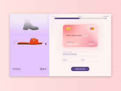 Day 002 - Credit Card Checkout bank branding credit card dailyui design graphic design shop