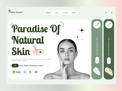 Nalyn Beauty - Website Landing Page