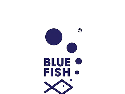 blue fish 3d animation branding design graphic design illustration logo motion graphics ui vector